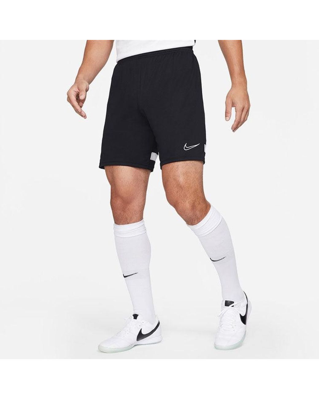 Nike Black Dri-Fit Academy Casual Breathable Sports Shorts for men
