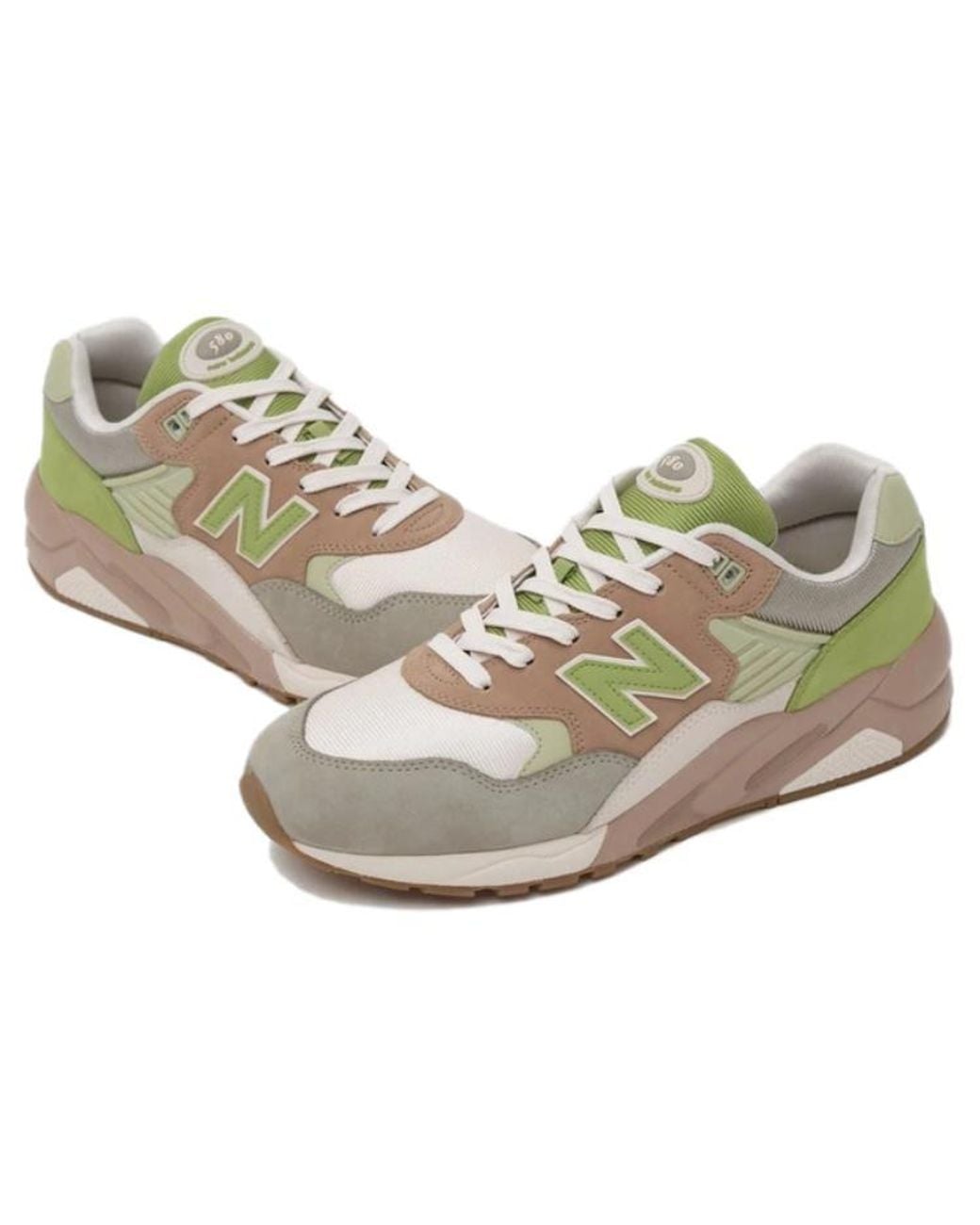 New Balance White 580 'Size? Exclusive Cream' for men