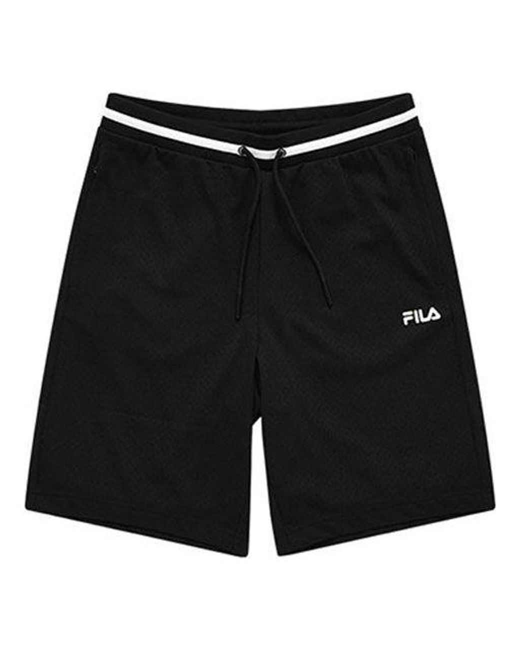 Fila Black Basketball Sports Shorts for men