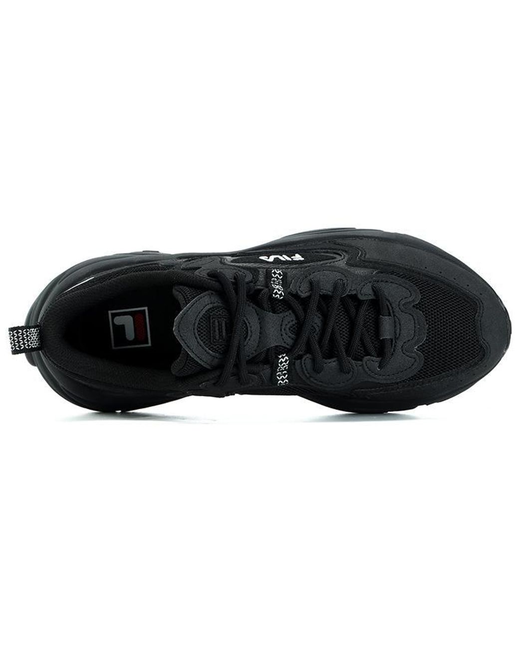 Fila Black Running Shoes Low Nonslip Shoes for men