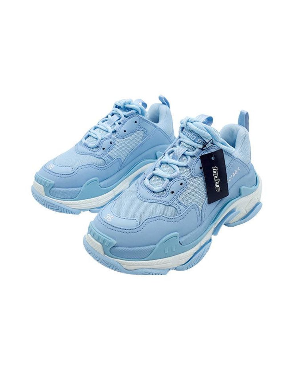Balenciaga Blue (Wmns) Triple S Sneaker 'Light'