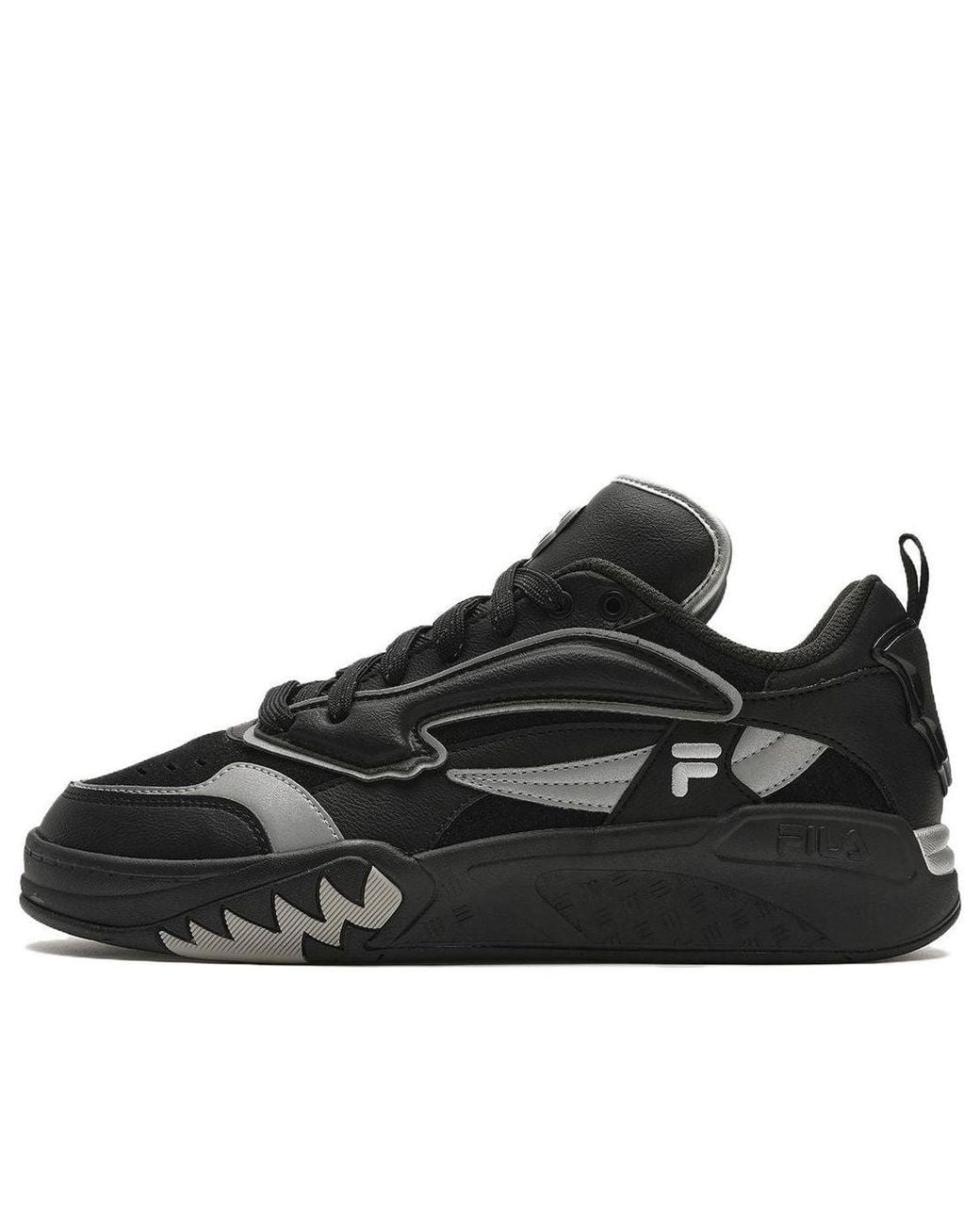 Fila Black Desperado Low Top Shoes for men
