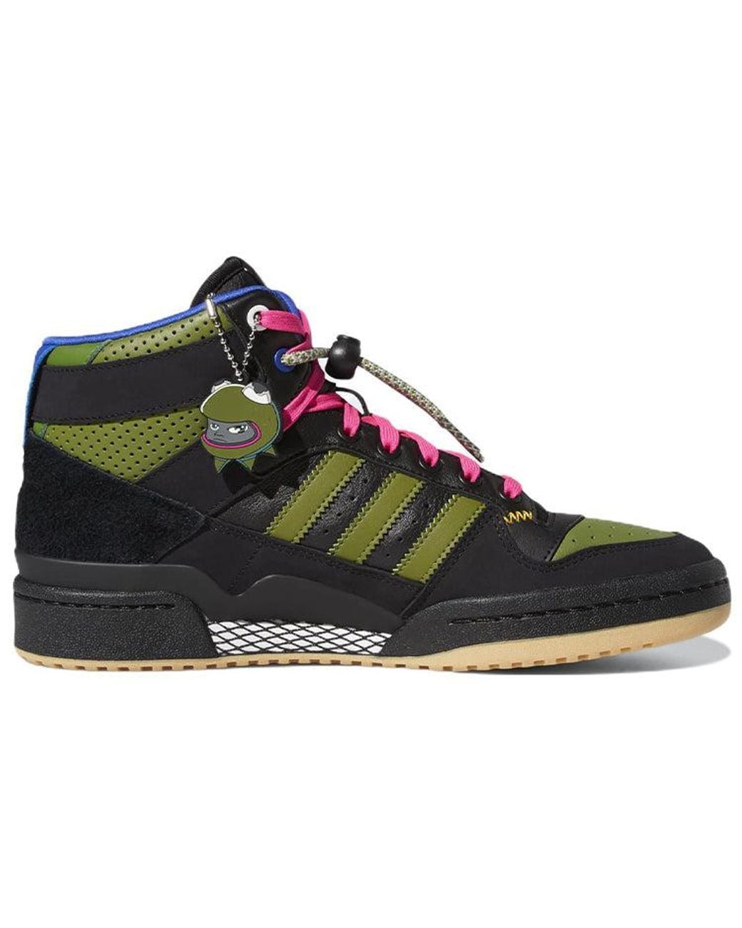 Adidas Black Hebru Brantley X Forum Mid Rt 'Frogboy' for men