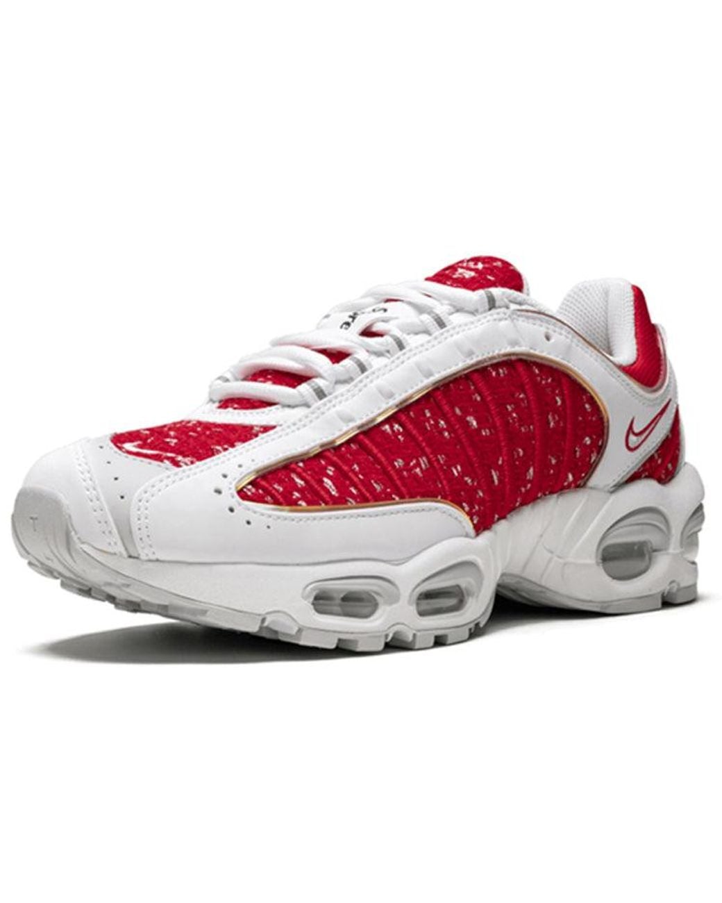 Nike Red X Supreme Air Max Tailwind 4 'University' for men