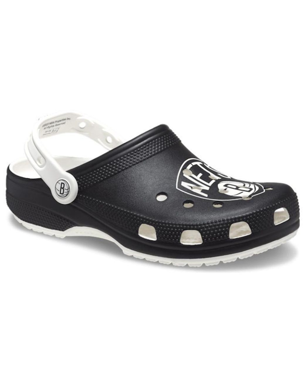 CROCSTM Black Brooklyn Nets Classic Clogs for men