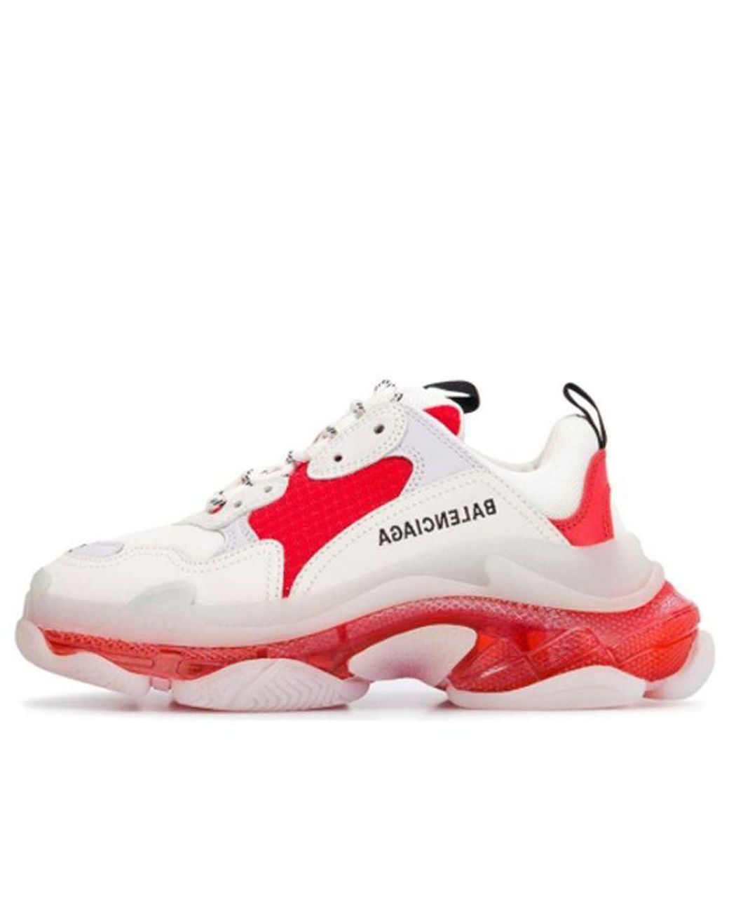 laser Withered tommelfinger Balenciaga Triple S 'clear Sole - Red' | Lyst