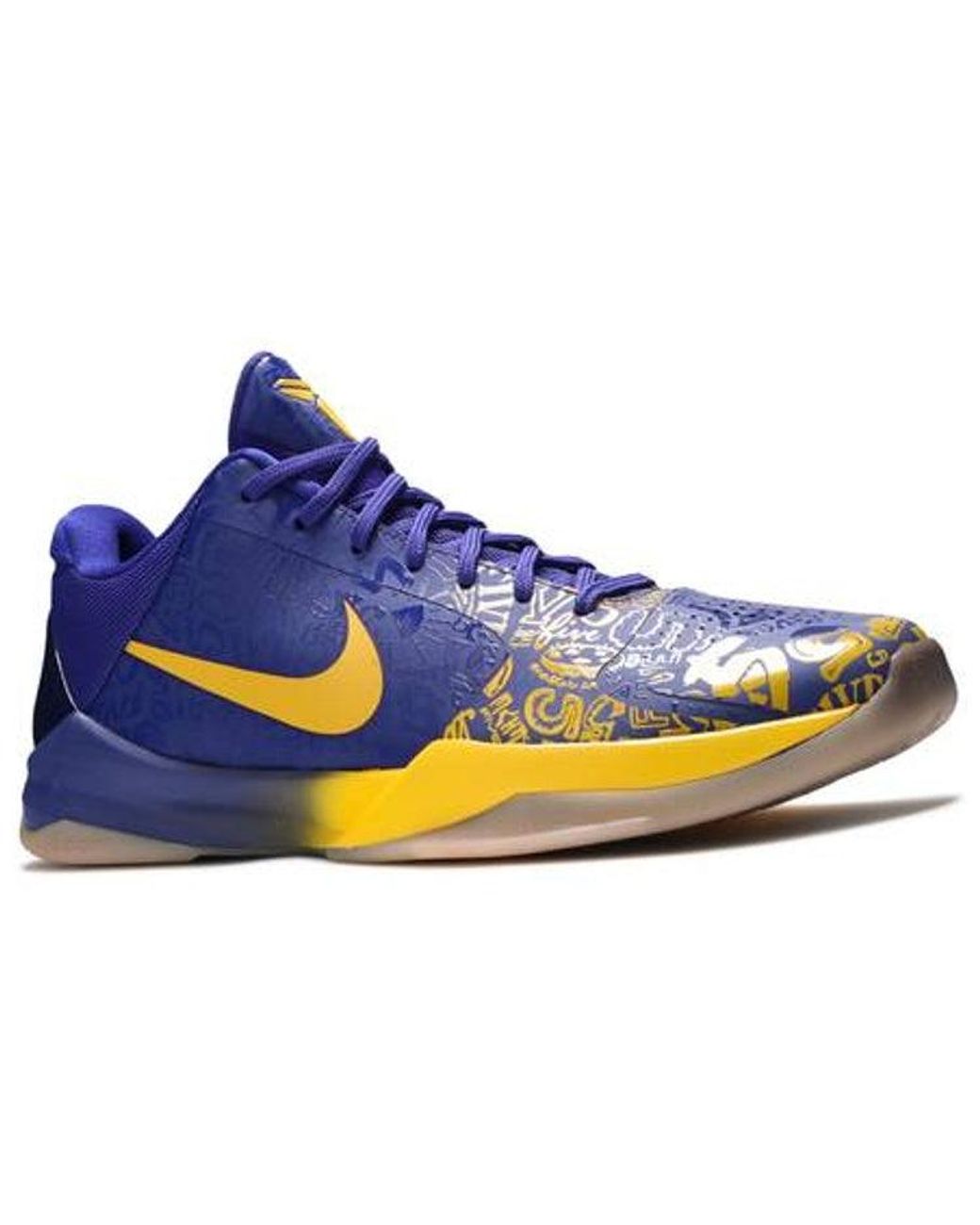 Nike Blue Zoom Kobe 5 'Rings' for men
