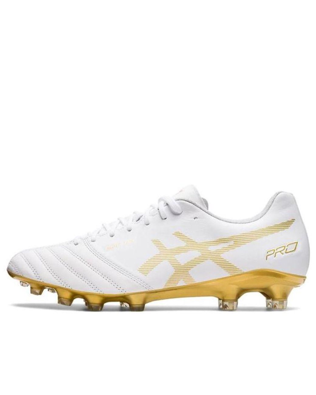 Asics White Ds Light X-Fly Pro Soccer Shoes for men