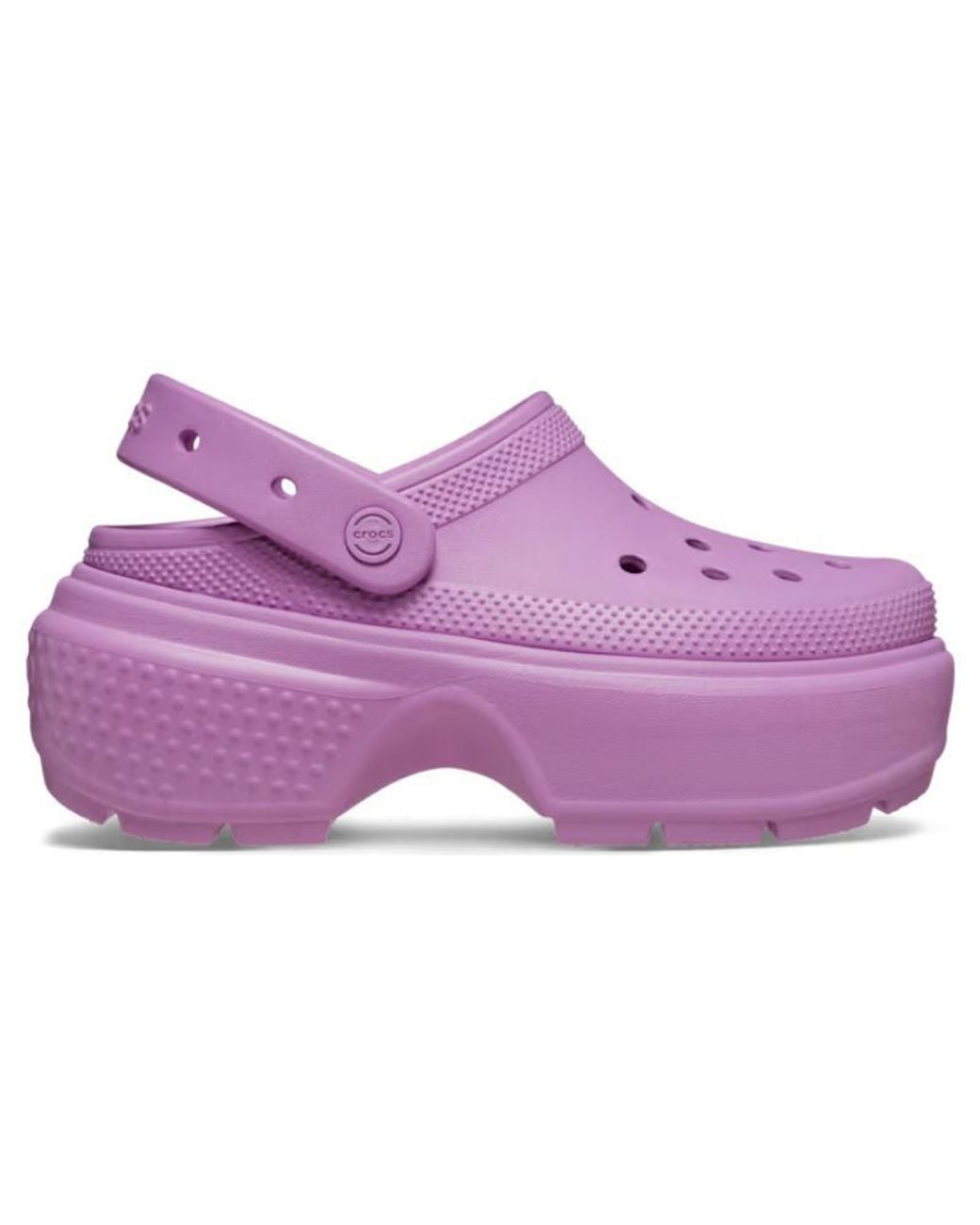 CROCSTM Purple Stomp Clog; Bubble