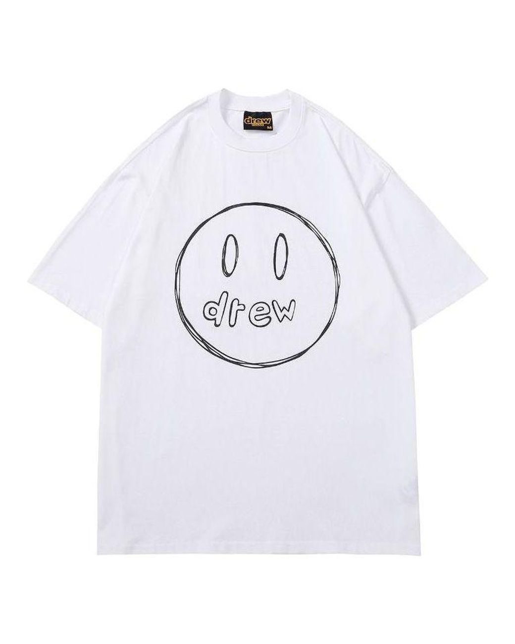 Drew House White Sketch Mascot T-Shirt for men
