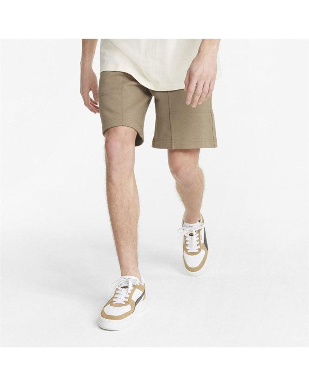 PUMA Natural Small Logo Shorts for men