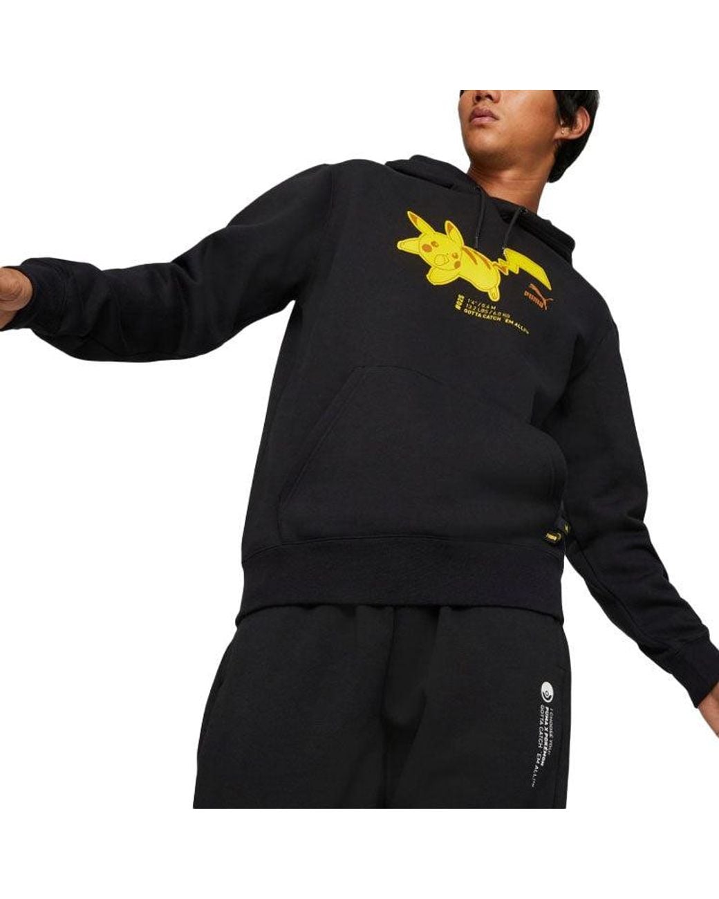 PUMA Black X Pokemon Hoodie for men