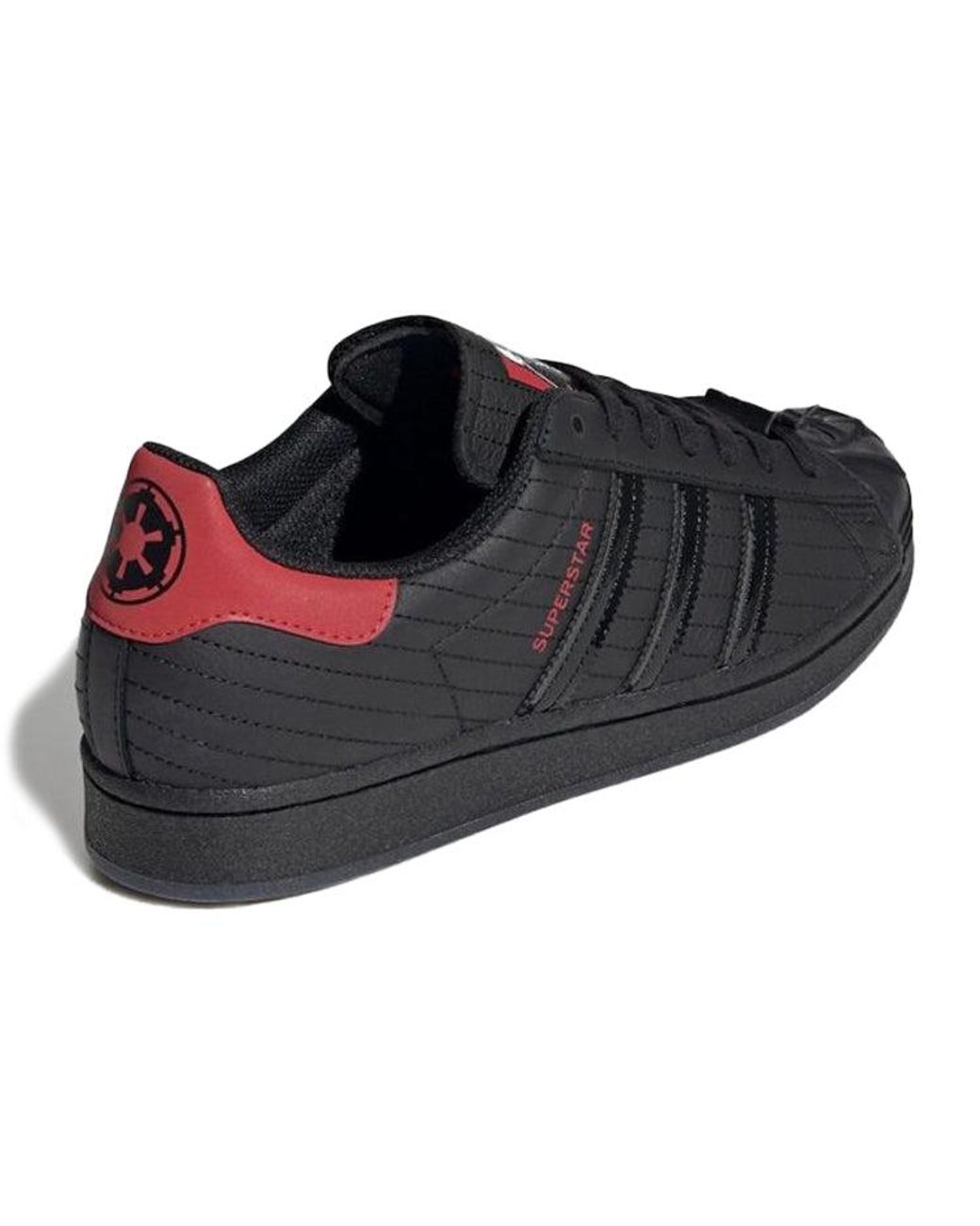 Adidas Black Star Wars X Superstar 'Darth Vader' for men