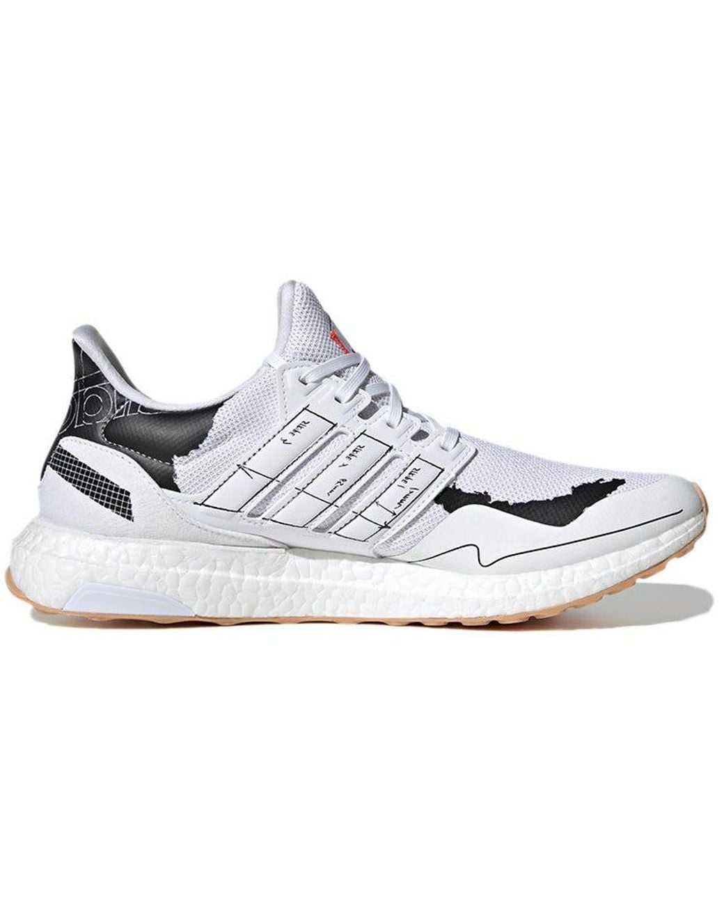 Adidas White Ultraboost Clima 'Schematic for men