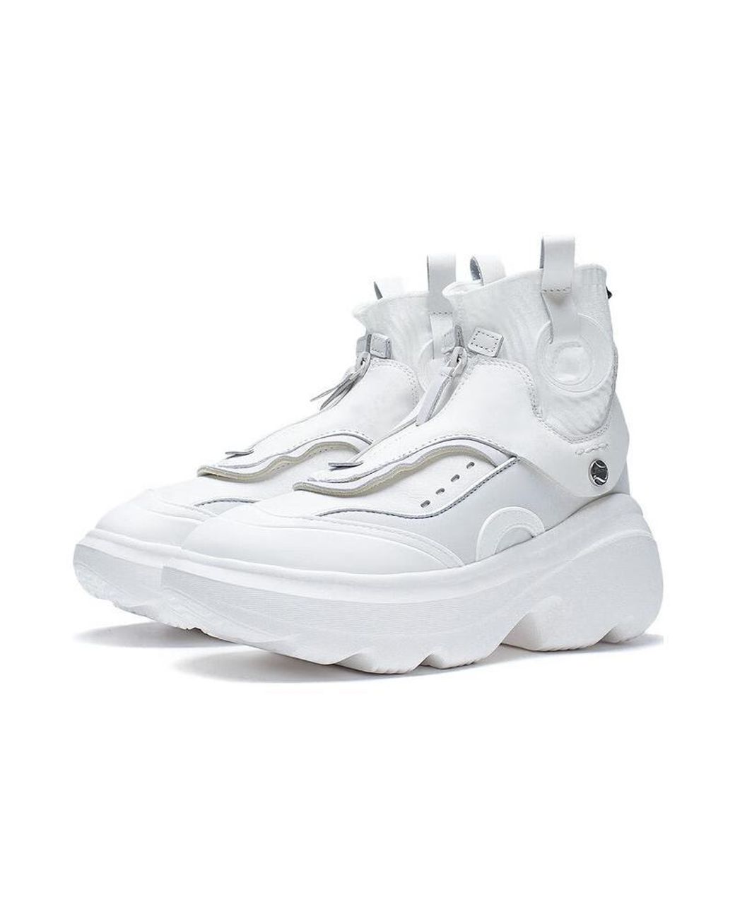 Li-ning White (Wmns) Puff High