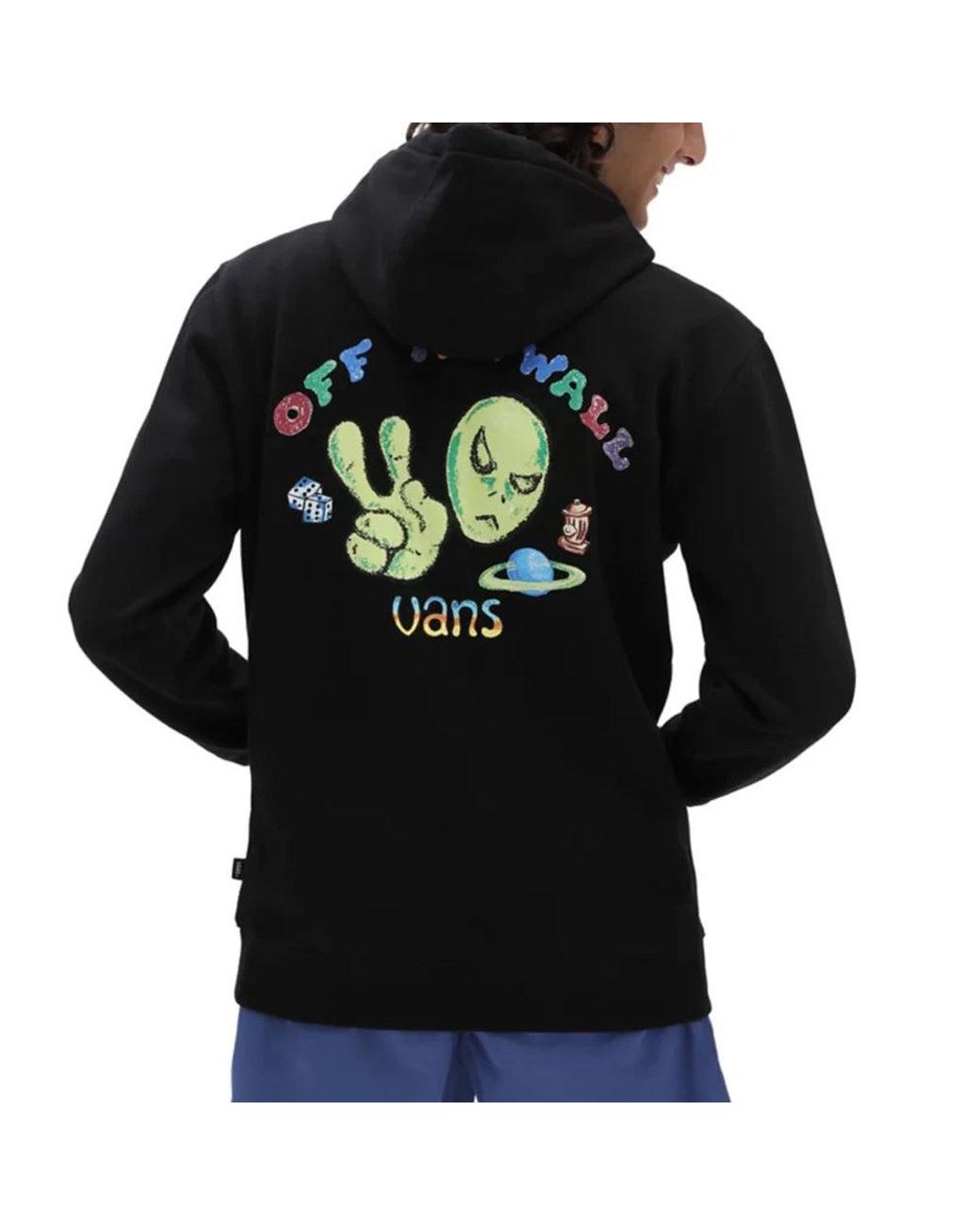 Vans Black X Crayola Fleece Pullover Hoodie for men