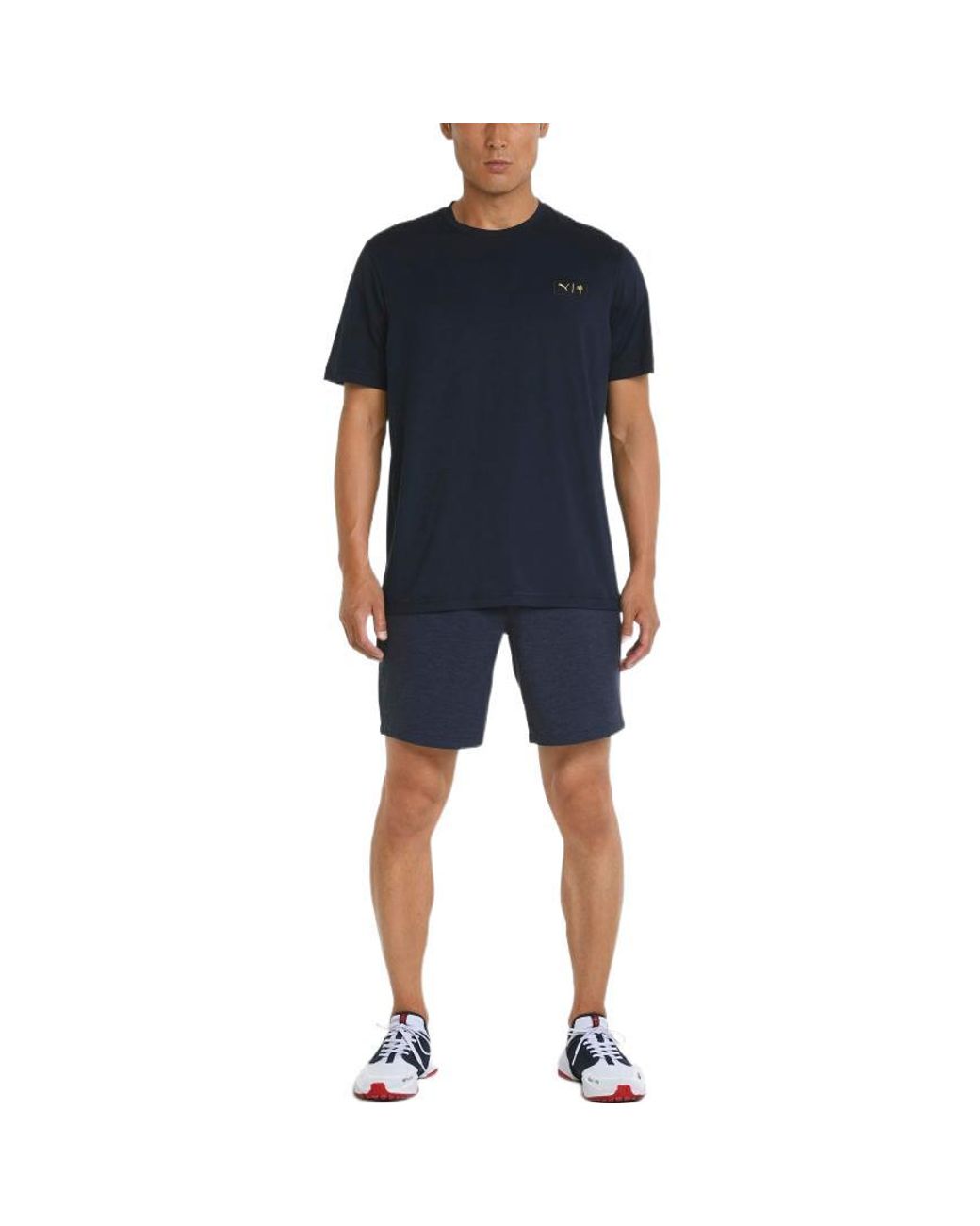 PUMA Blue X Palm Tree Crew Golf Tee for men