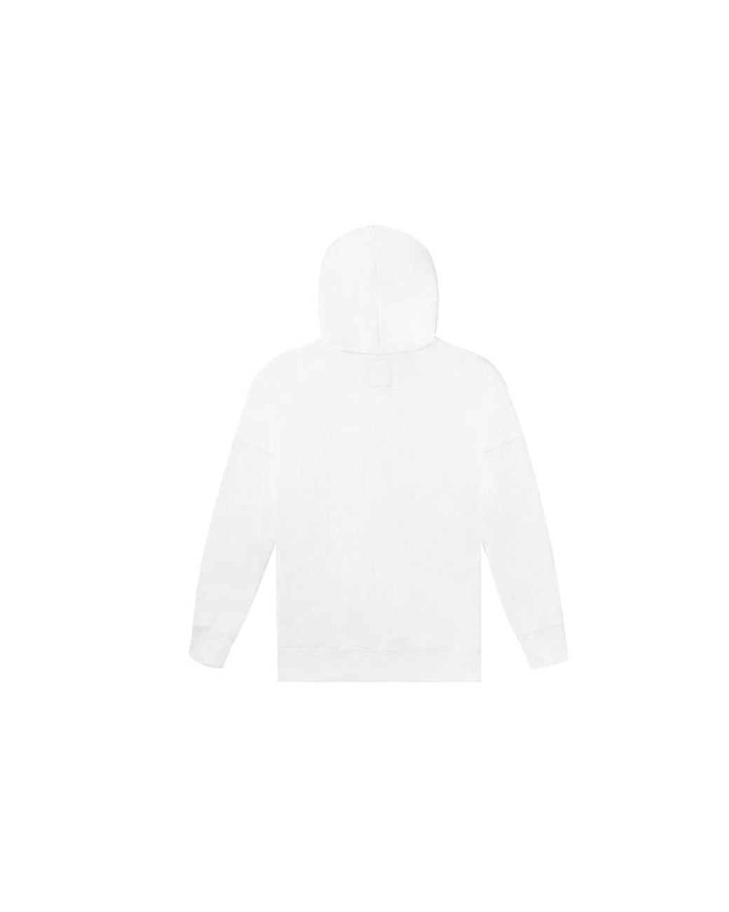 Vans White Oversize Logo Printing Hoodi