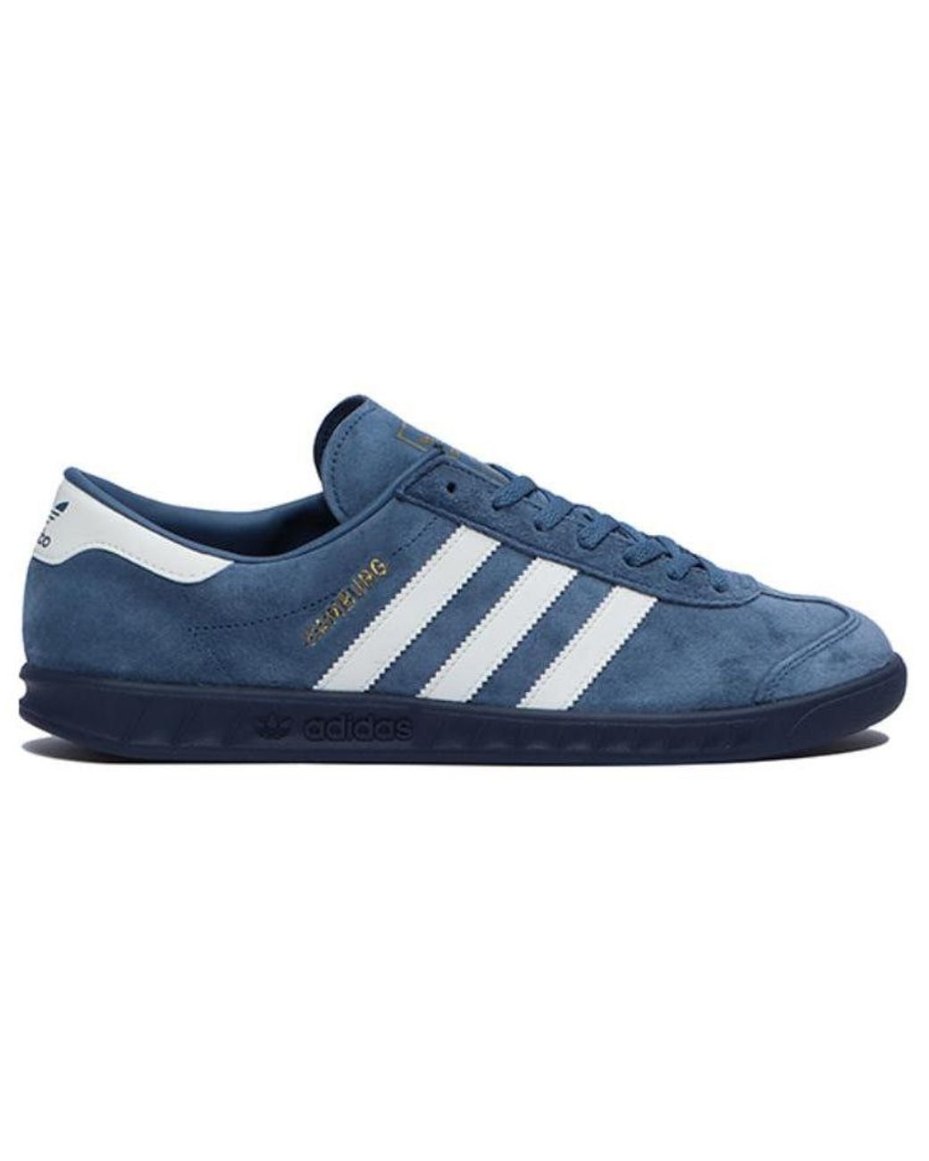 adidas Hamburg 'Wonder Steel' in Blue for Men | Lyst UK