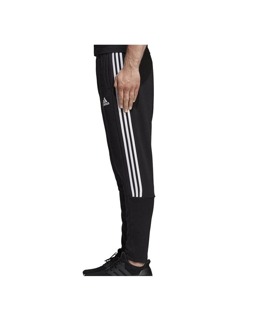 Adidas Black Stripe Printing Training Sports Long Pants for men