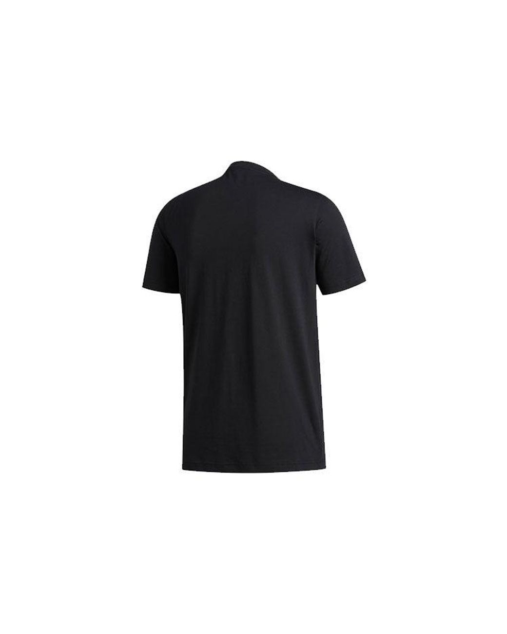 Adidas Black Basketball Sports Round Neck Short Sleeve for men