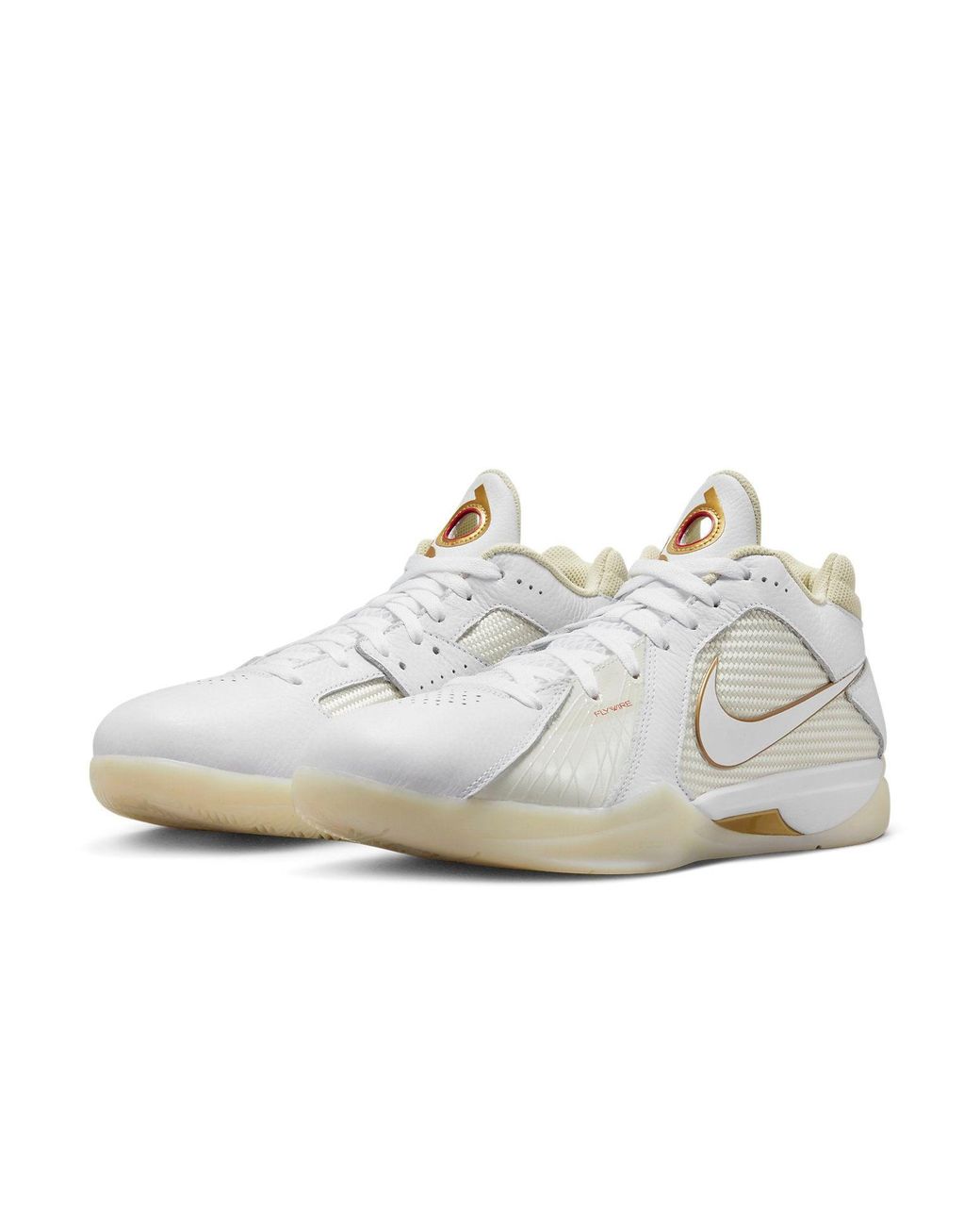Nike White Zoom Kd 3 Shoes for men