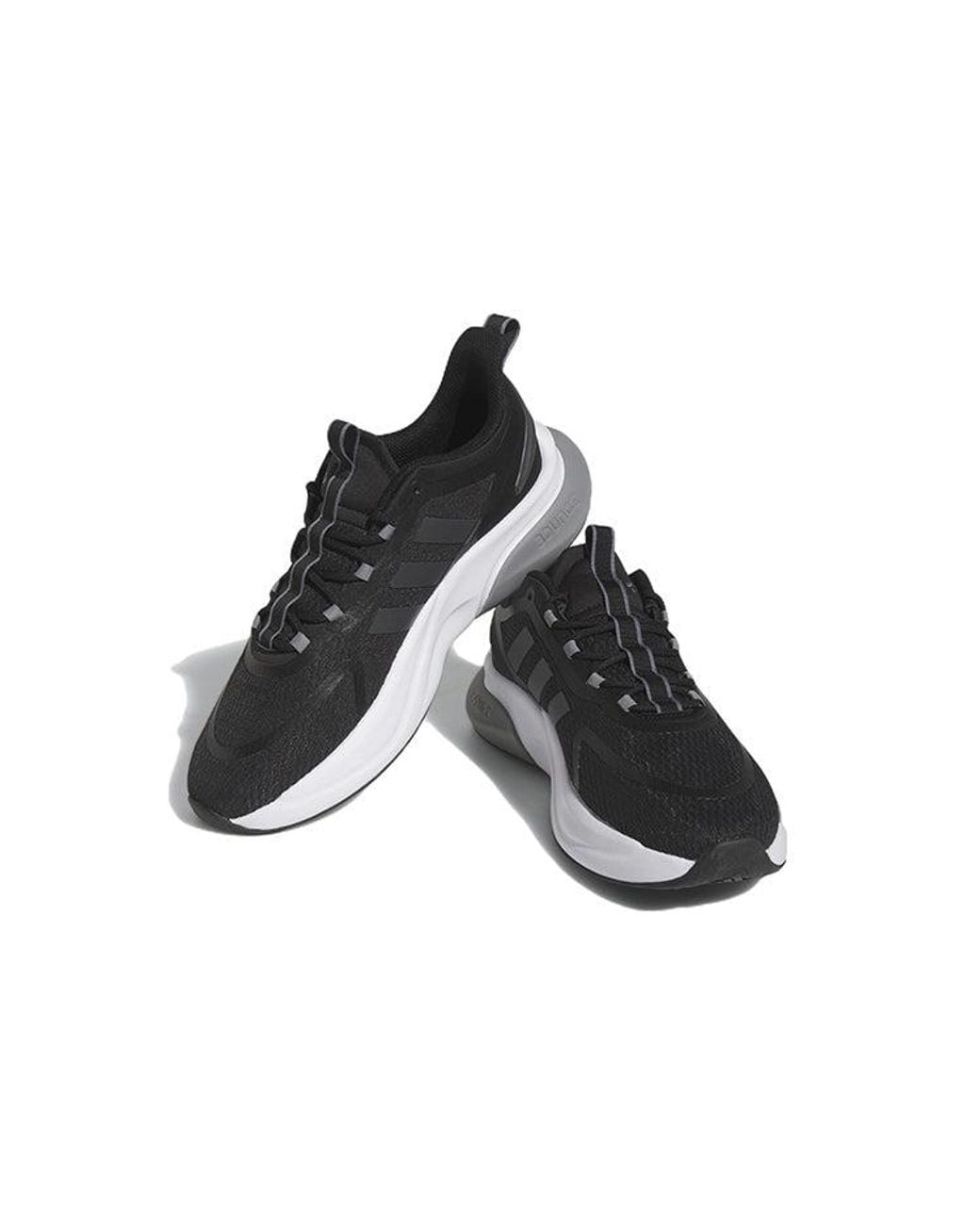 Adidas Black Alphabounce+ Bounce "Core Carbon Three" Hp6144" for men