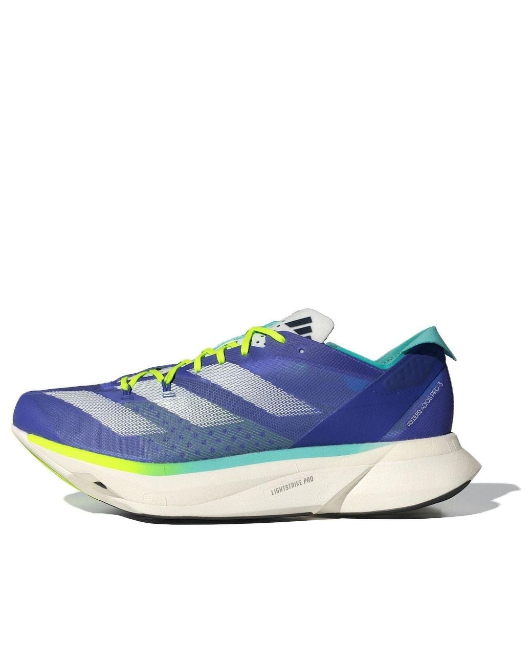 Adidas Blue Adizero Adios Pro 3 Sneakers for men
