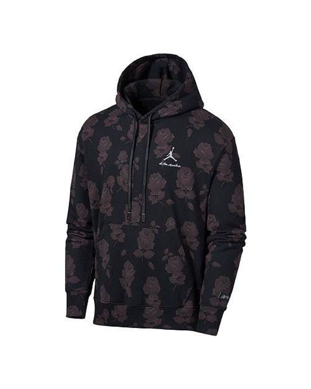 Nike Blue Jordan X A A Anire Croover 22 Fower Printing Fu Print Ong Eeve Autun Aia Edition for men