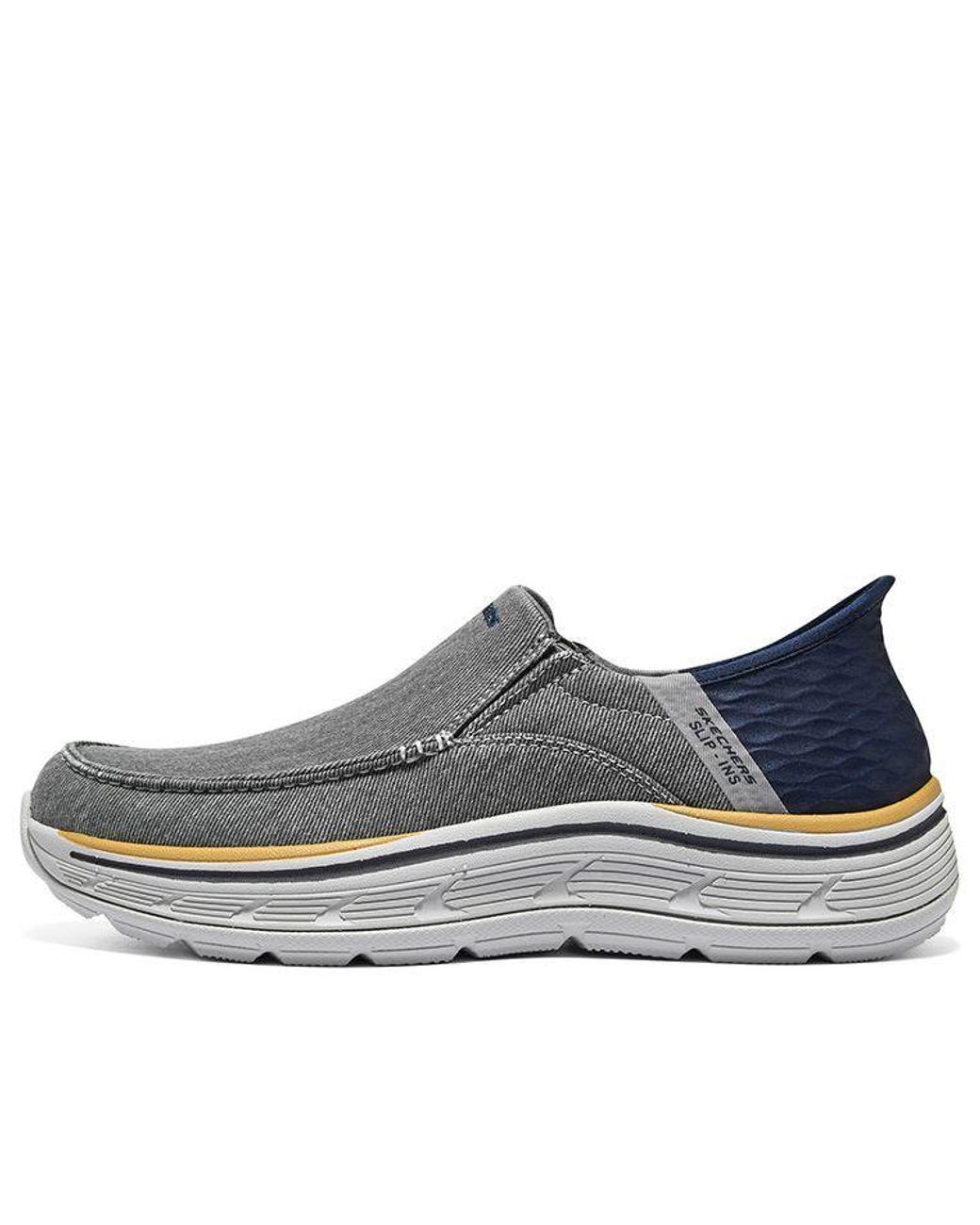 Skechers Gray Remaxed-Fenick Slip-Ins for men