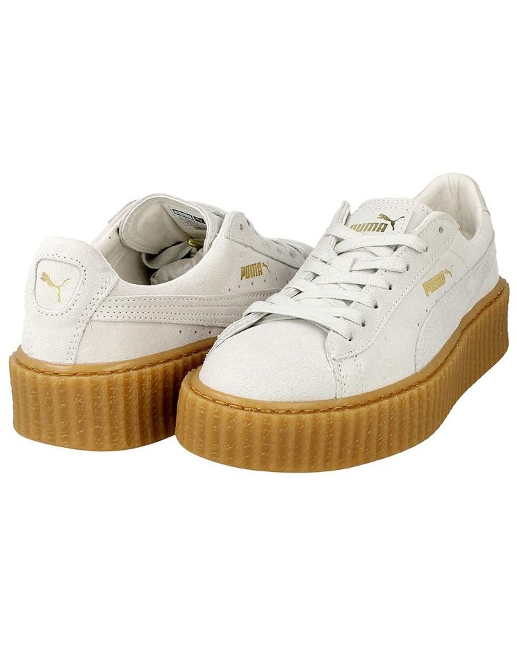 PUMA White (Wmns) Fenty X Suede Creepers 'Star'