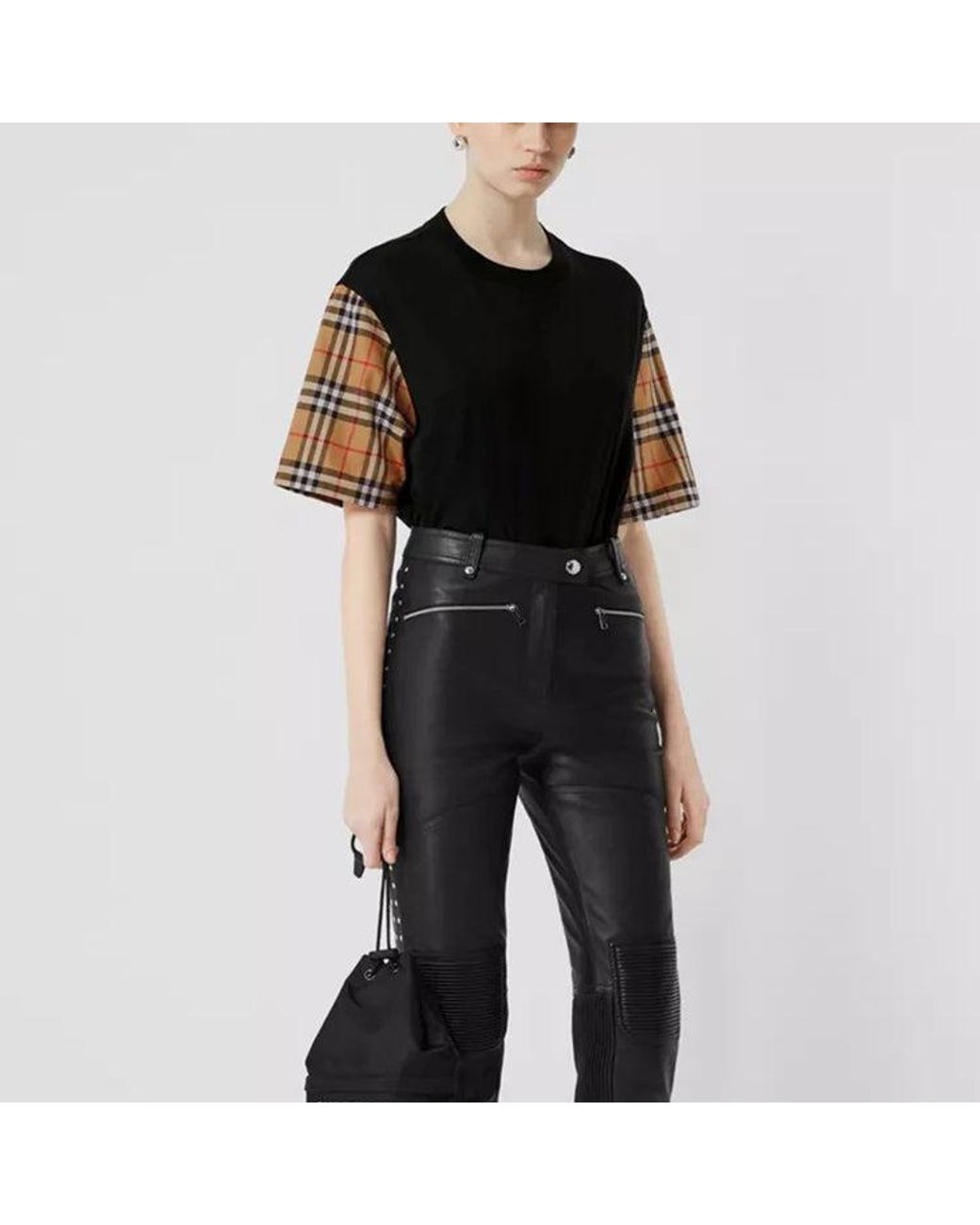 Burberry Black (Wmns) Vintage Check Oversized