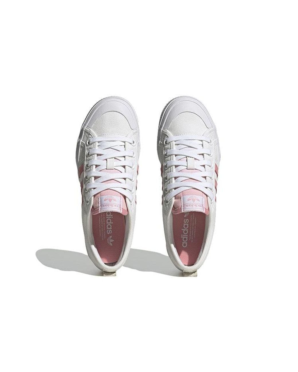 Adidas White (Wmns) Nizza Platform Shoes 'Super Pop'