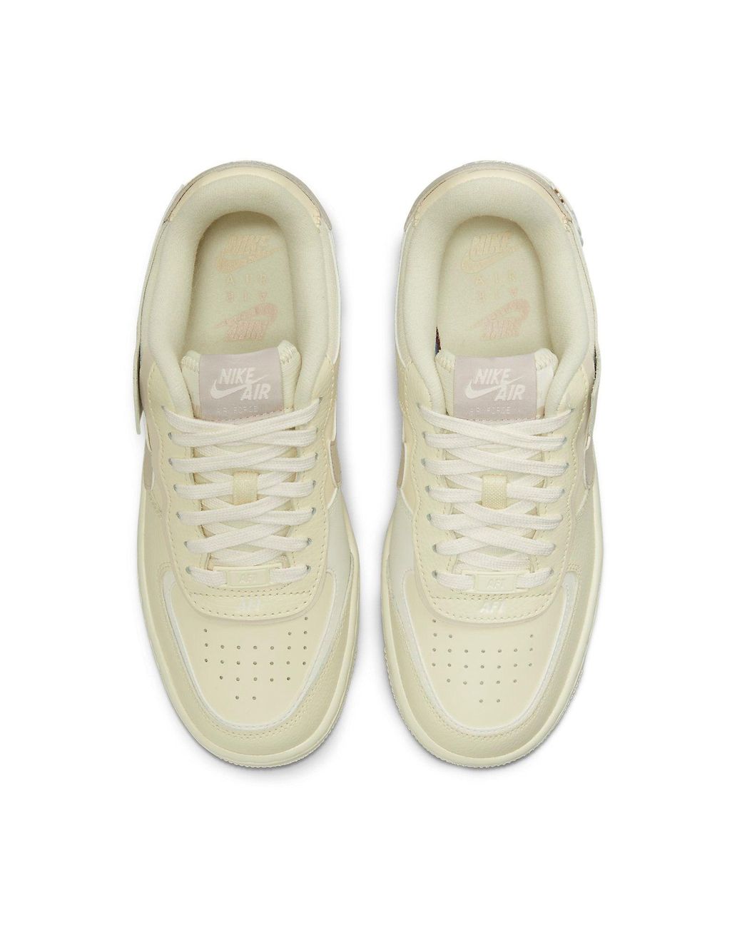 Nike White (Wmns) Air Force 1 Shadow 'Coconut Milk'