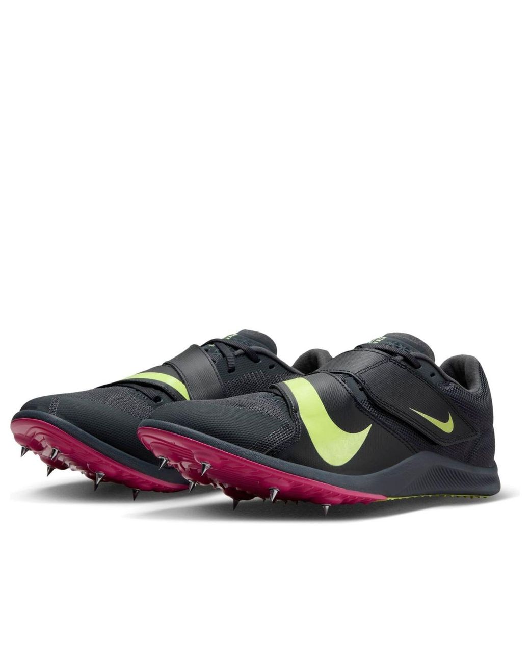 Nike Black Air Zoom Rival Jump Spikes 'Anthracite Light Lemon Twist' for men
