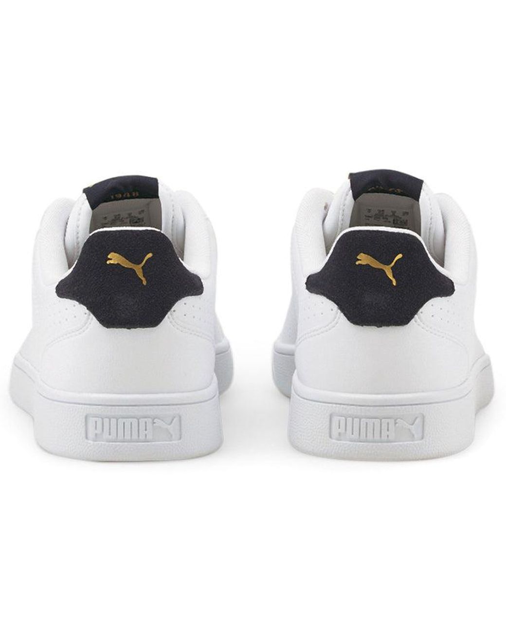 PUMA White Shuffle Perf Sneakers for men