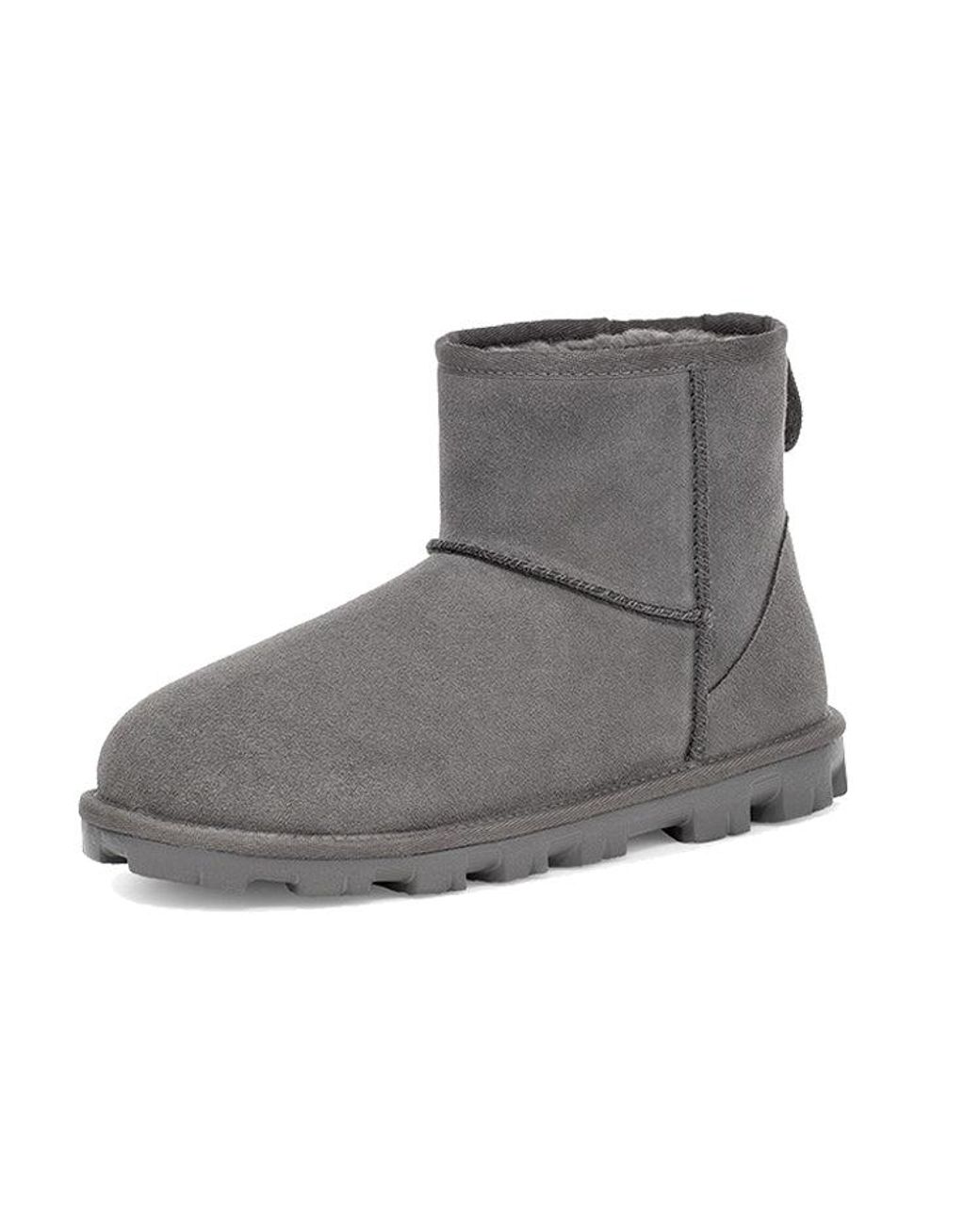 Ugg Gray (Wmns) Essential Mini Classic Fleece Lined