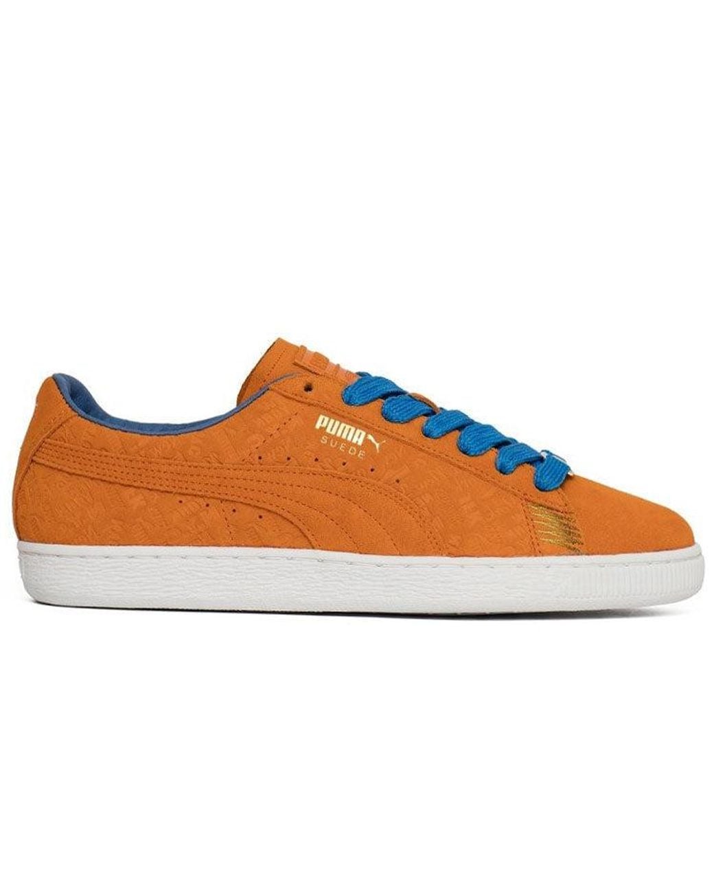 PUMA Brown Suede Classic Nyc Casual Shoes for men