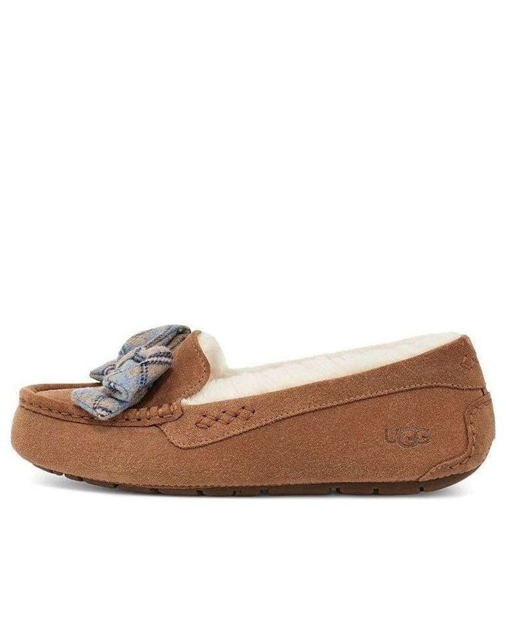 Ugg Brown (Wmns) Ansley Plaid Bow 'Chestnut'