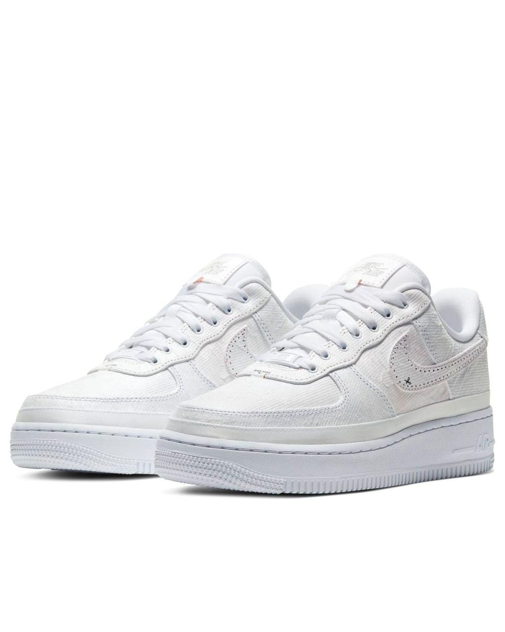 Nike White (Wmns) Air Force 1 Low 'Tear Away'