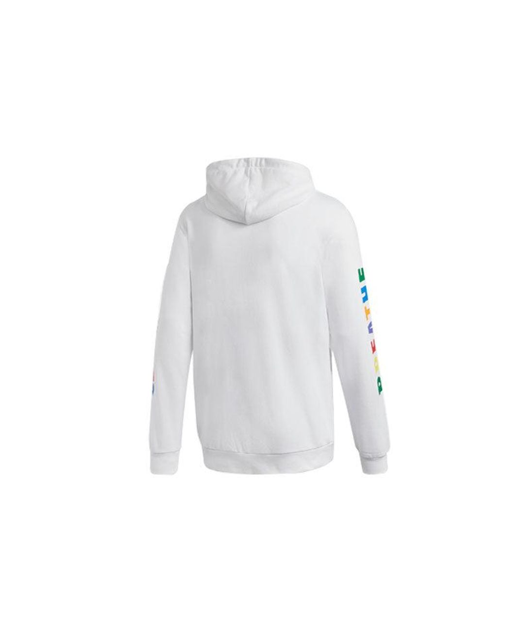 Adidas White Originals X Crossover Printing Half Zipper Hooded Casual Sports for men