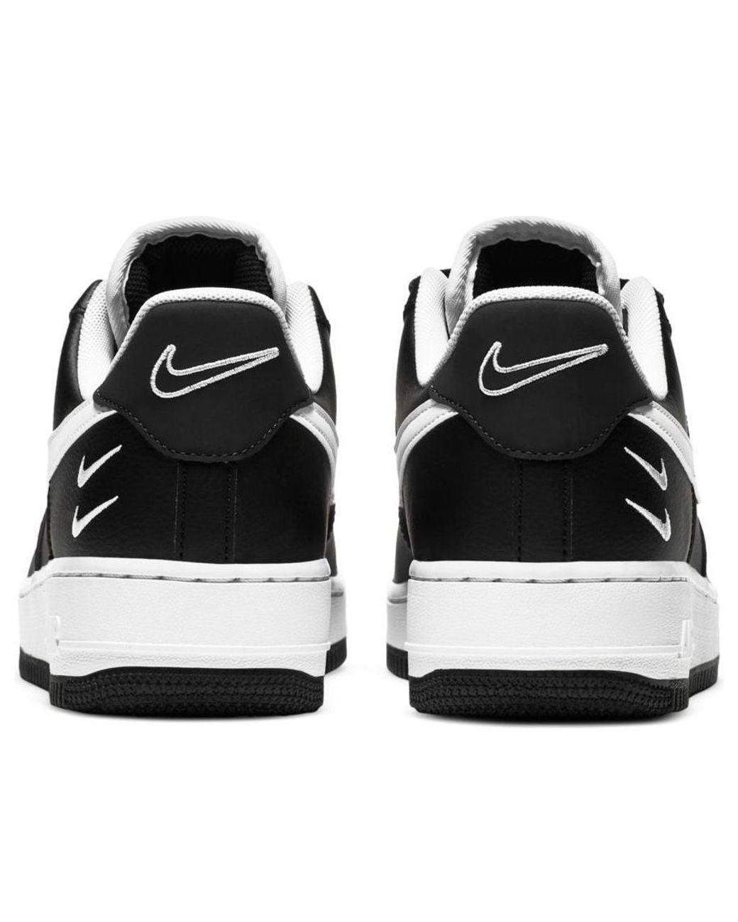 Nike Black Air Force 1 '07 Lv8 'Double Swoosh for men