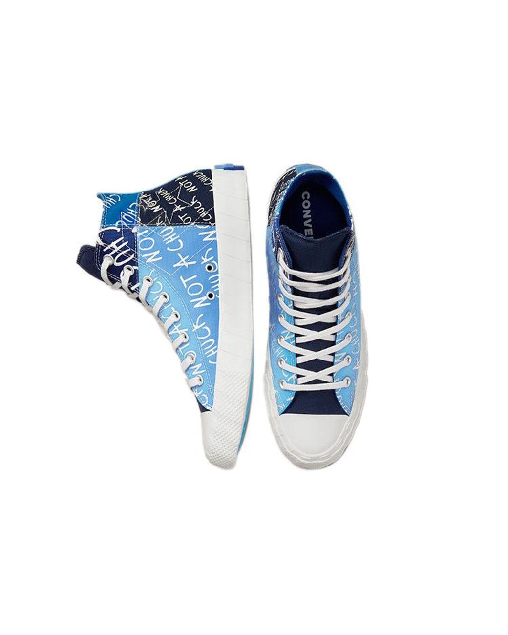 Converse Blue Unt1Tl3D High 'Not A Chuck for men