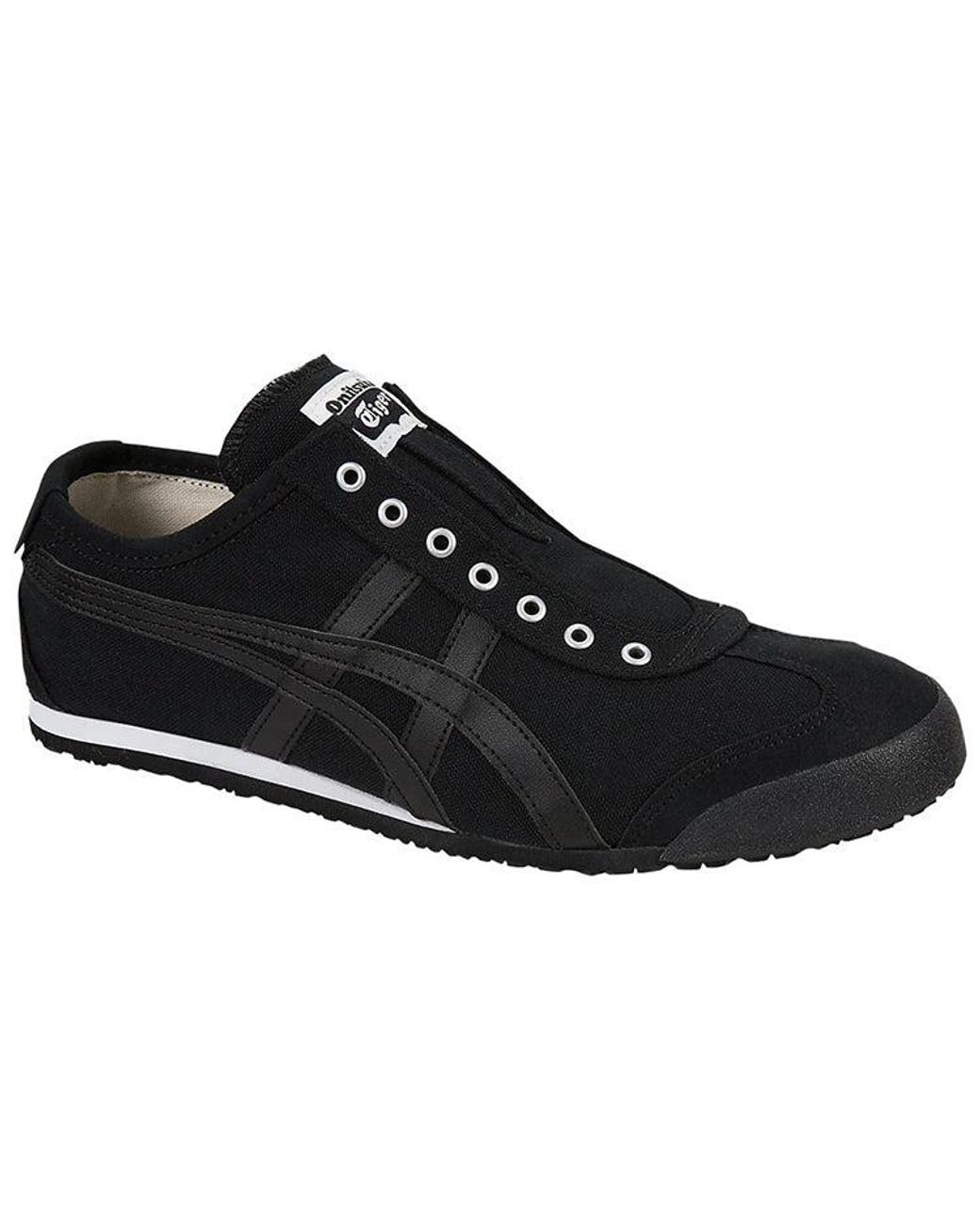 Onitsuka Tiger Black Mexico 66 Slip-On for men
