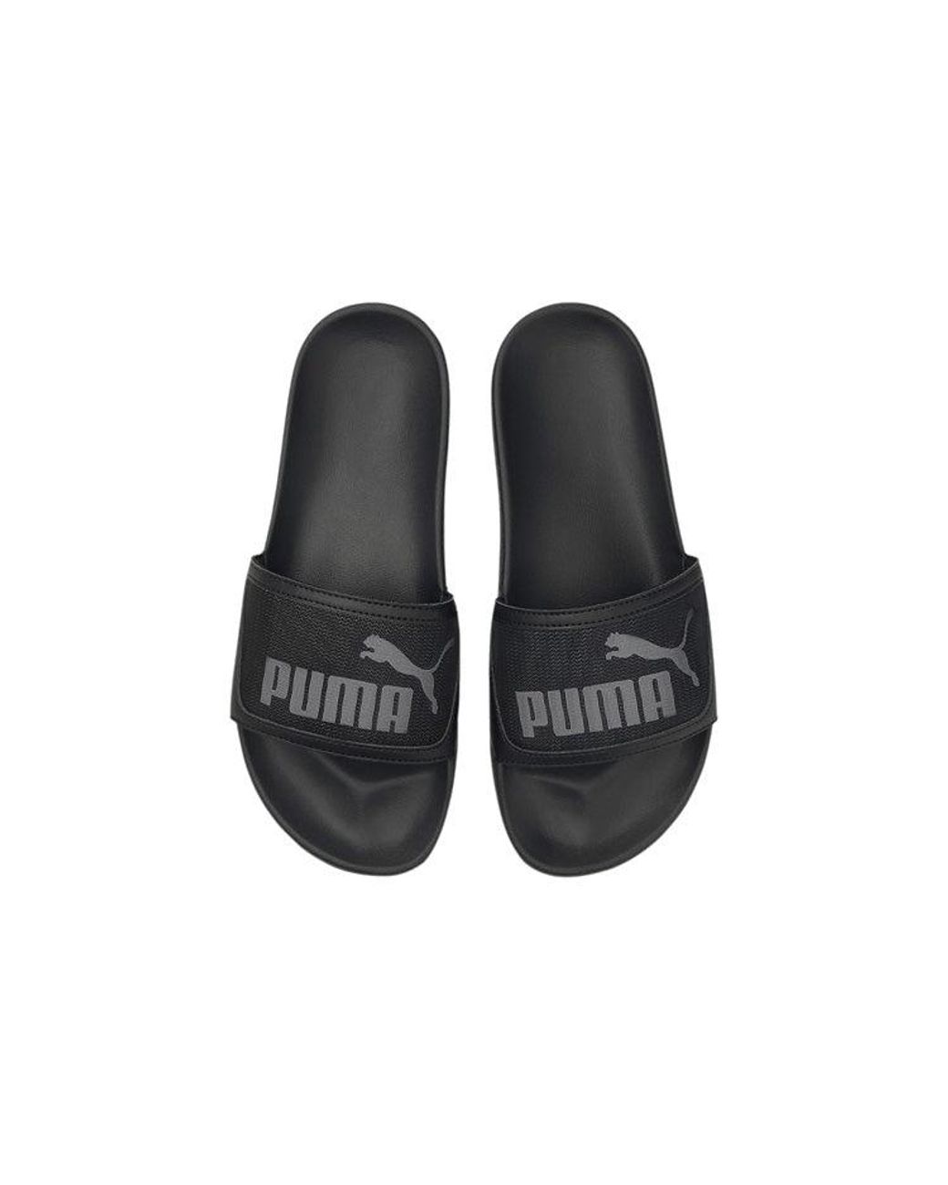 PUMA Black Leadcat Ftr Mono Slippers for men