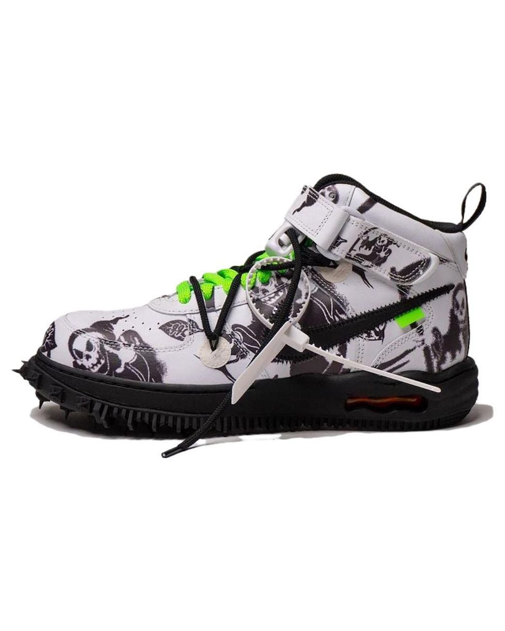 Nike Black X Off- Air Force 1 Mid 'Grim Reaper' for men