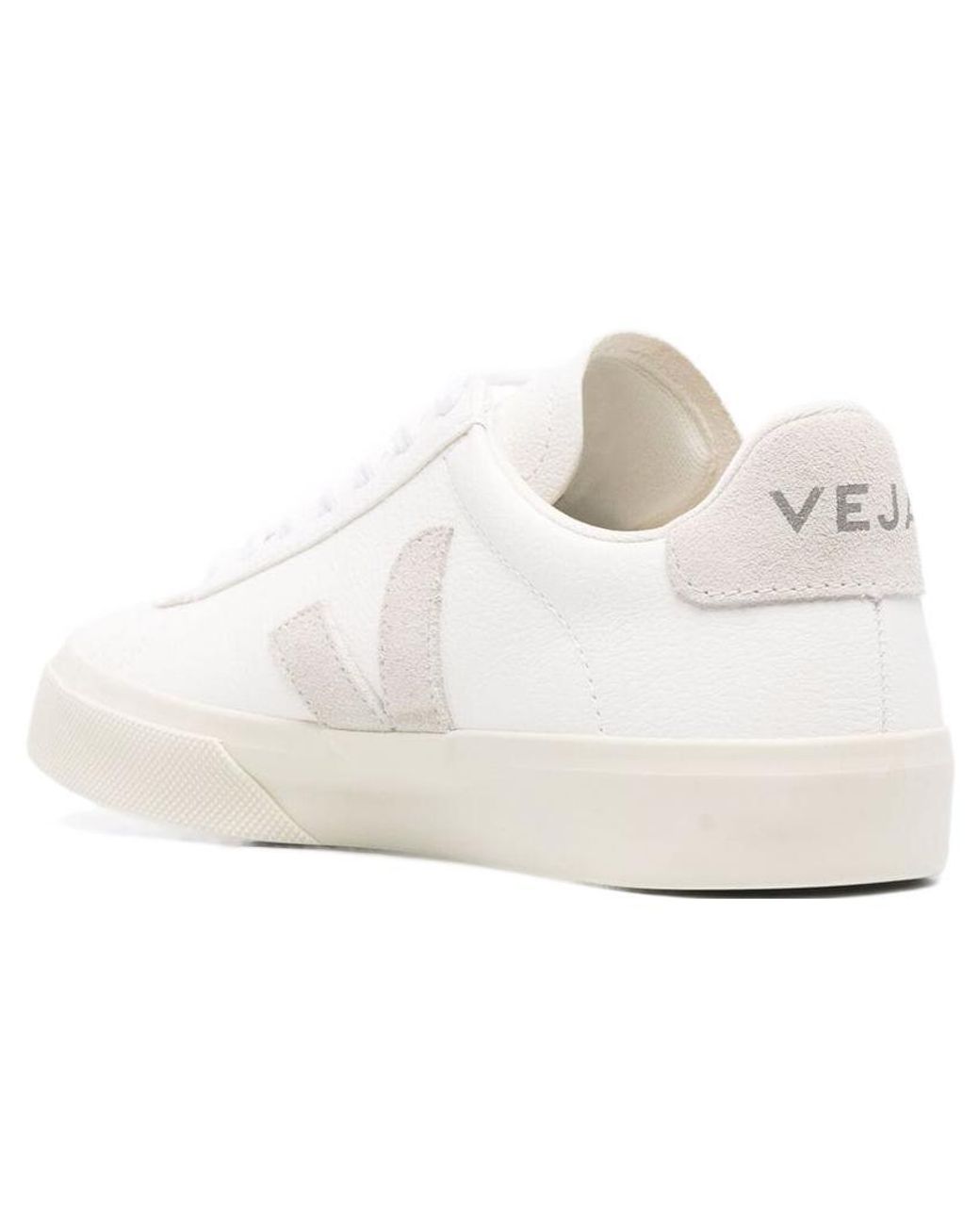 Veja White Campo Chromefree Lace-Up Sneakers 'Extra'