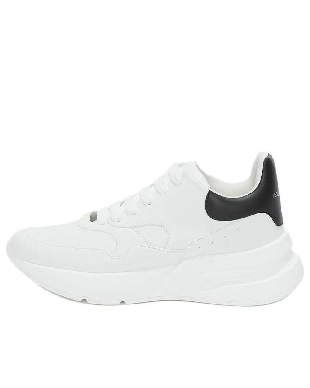 McQueen White Oversized Runner for men