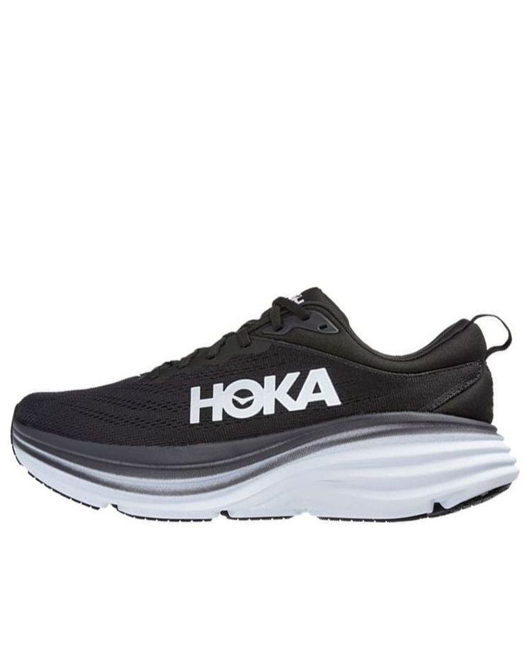 Hoka One One Black Bondi 8 Sneakers