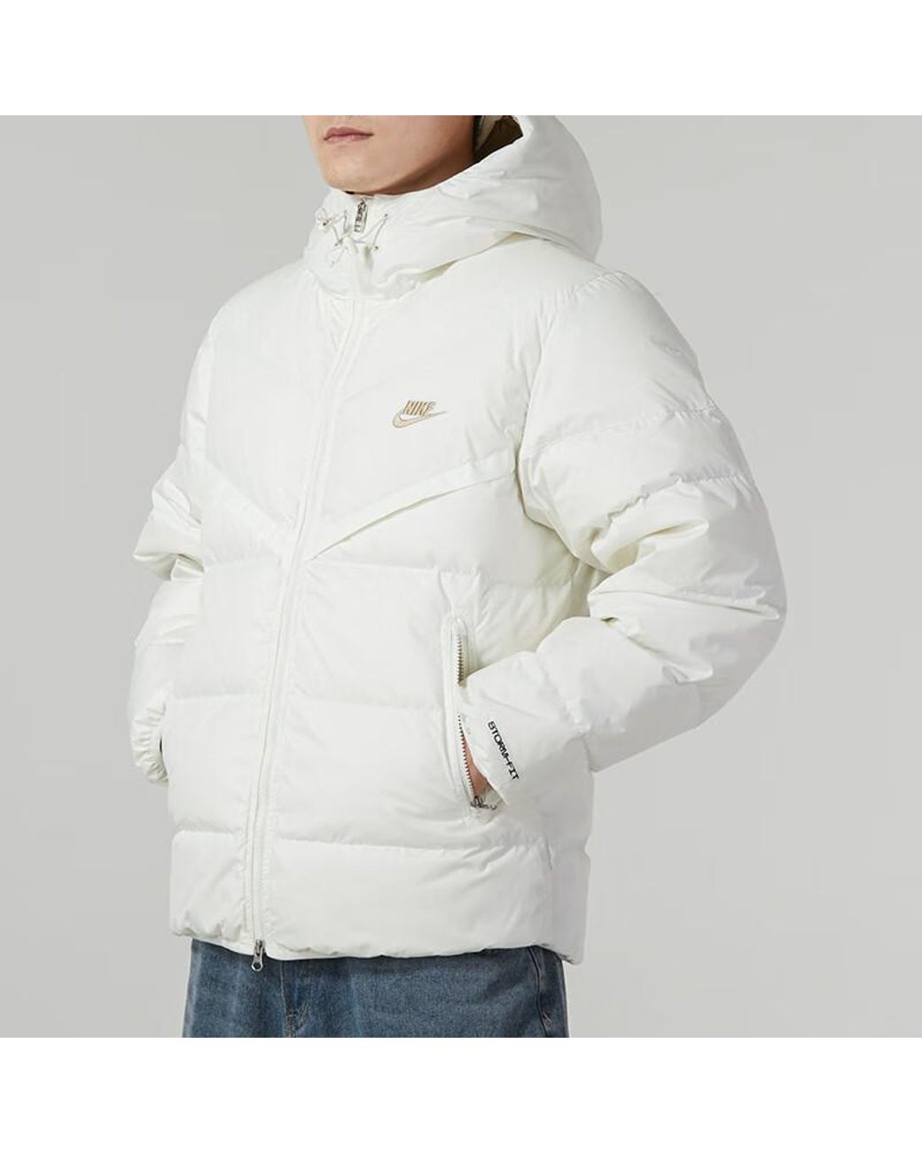 nike down fill hooded parka jacket